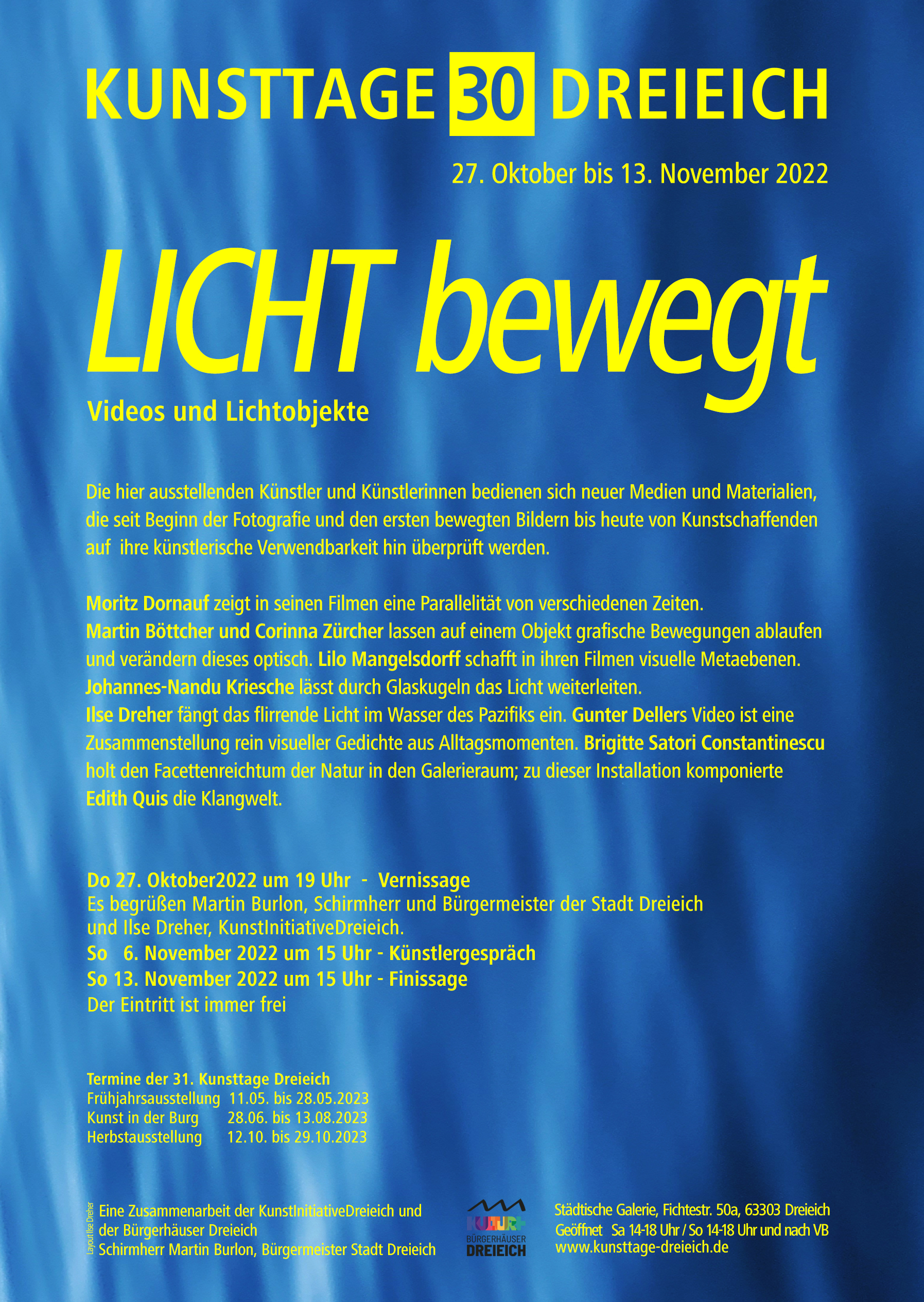 30. Kunsttage Dreieich Herbst