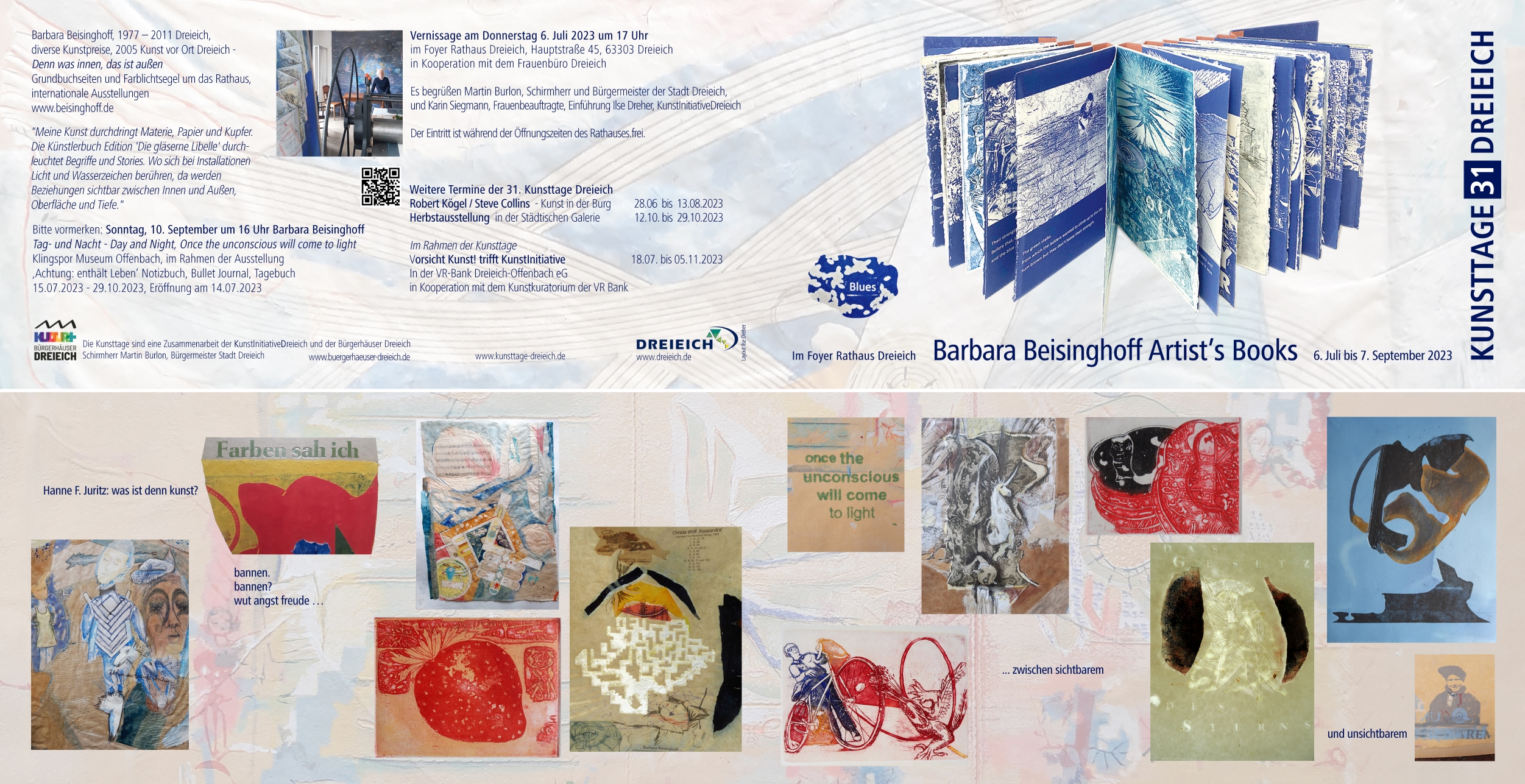 31. Kunsttage Dreieich - Kunst im Rathaus